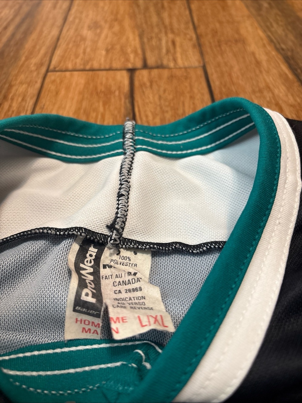 Vintage 90s Bauer Utah Grizzlies IHL Hockey Jersey Size L/XL Mens - Picture 7 of 15